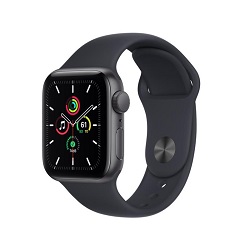 Smartwatch Apple Watch Se 40mm Gps Space Gray Aluminium Case With Black Sport Mkq13ty/A