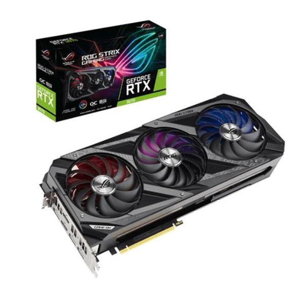 VGA PCI-E 4.0 ASUS GEFORCE 8GB RTX 3070 GAMING GDDR6 90YV0FR7-M0NA00