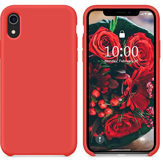 COVER OEM IPHONE XR IN SILICONE RED