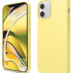 COVER OEM IPHONE 12 IN SILICONE YELLOW