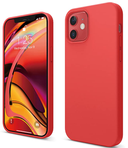COVER OEM IPHONE 12 IN SILICONE RED