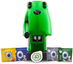 MACCHINA DA CAFFE' DIDIESSE FROG MAGICA EMOZIONE PACK CON 30 CIALDE VERDE CHIARO