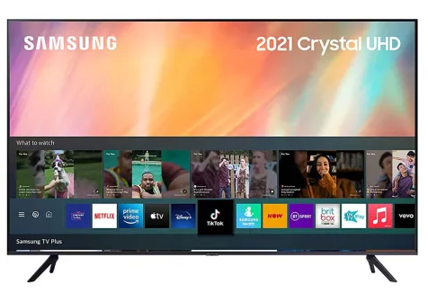 TV LED 70" SAMSUNG 4K UE70AU8072 SMART TV EUROPA BLACK