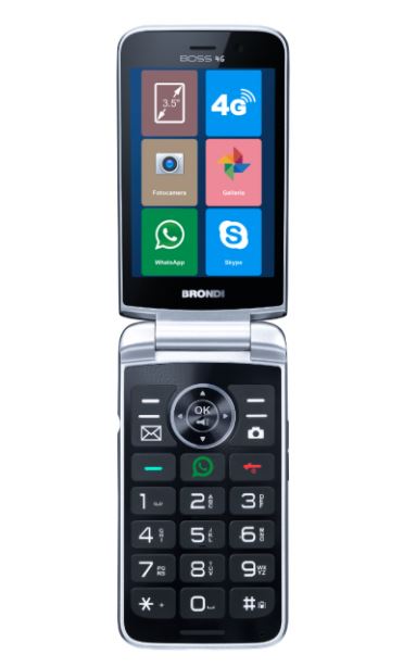 Cellulare Brondi Boss 4g Duos Black Italia
