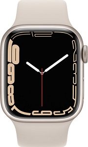 SMARTWATCH APPLE WATCH SERIES 7 41MM GPS ALLUMINIO STARLIGHT CON CINTURINO SPORT STARLIGHT MKMY3TY/A