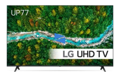 TV LED 50" LG 4K 50UP77003 SMART TV EUROPA BLACK