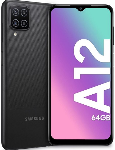 CELLULARE SAMSUNG A127 GALAXY A12 NEW 64GB DUOS BLACK VODAFONE