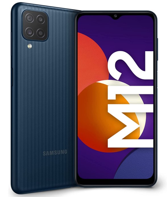 Cellulare Samsung M127f Galaxy M12 4+128gb Duos Blue Italia