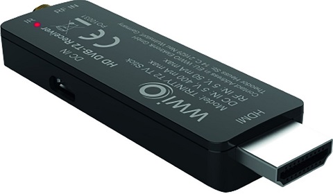 TV ACCESSORIO WWIO TRINITY T2 V2 STICK HDMI DVB-T2 HEVC 10 BIT
