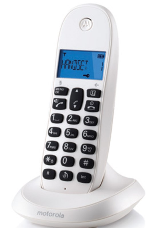 CORDLESS MOTOROLA C1001LB+ WHITE