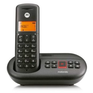 Cordless Motorola E211 Con Segreteria Black