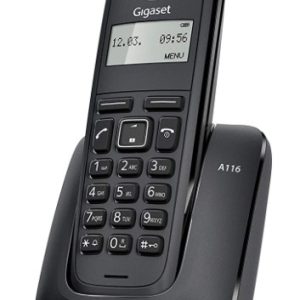 Cordless Siemens Gigaset A116 Black