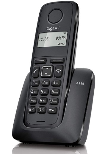 Cordless Siemens Gigaset A116 Black
