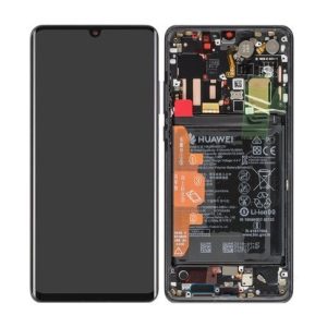 RICAMBIO DISPLAY LCD HUAWEI P30 PRO BLACK CON BATTERIA 02352PBT