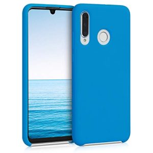 kwmobile Huawei P30 Lite Cover - Custodia per Huawei P30 Lite in Silicone TPU - Back Case Cellulare Blu Cielo