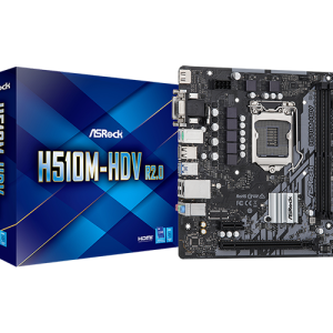 MAINBOARD SLGA1200 ASROCK H510M-HDV R2.0 90MXBGS0-A0UAYZ