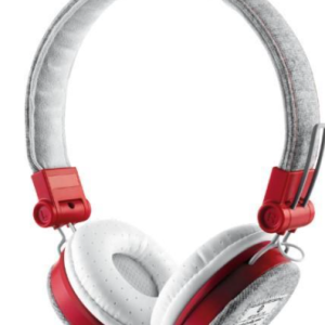CUFFIE + MICROFONO 3.5MM TRUST FYBER GREY-RED 20073