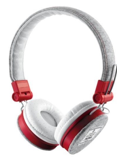 CUFFIE + MICROFONO 3.5MM TRUST FYBER GREY-RED 20073