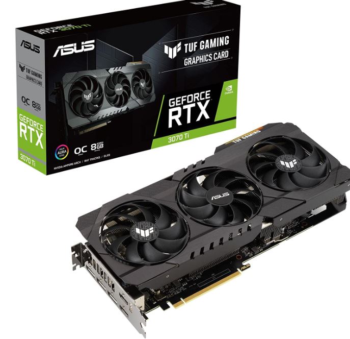 VGA PCI-E 4.0 ASUS GEFORCE 8GB RTX 3070TI GAMING GDDR6 90YV0GY0-M0NA00