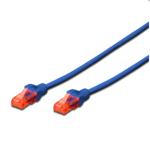 CAVO RETE SLIM UTP CAT 6 2MT EWENT IM1013 BLU