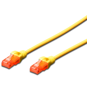 CAVO RETE SLIM UTP CAT 6 2MT EWENT IM1017 GIALLO
