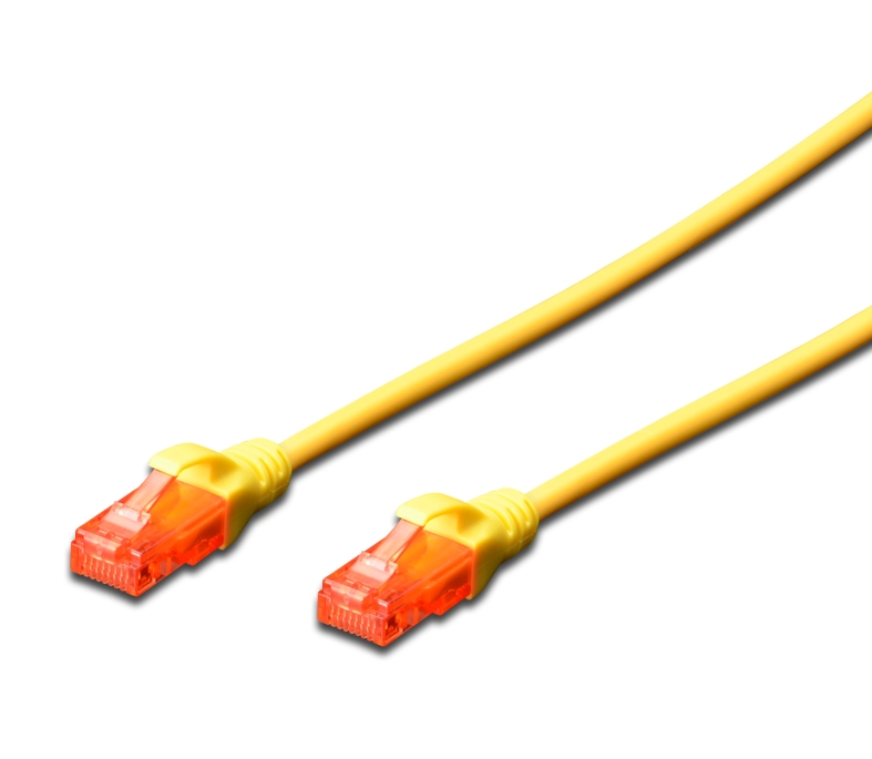 CAVO RETE SLIM UTP CAT 6 2MT EWENT IM1017 GIALLO