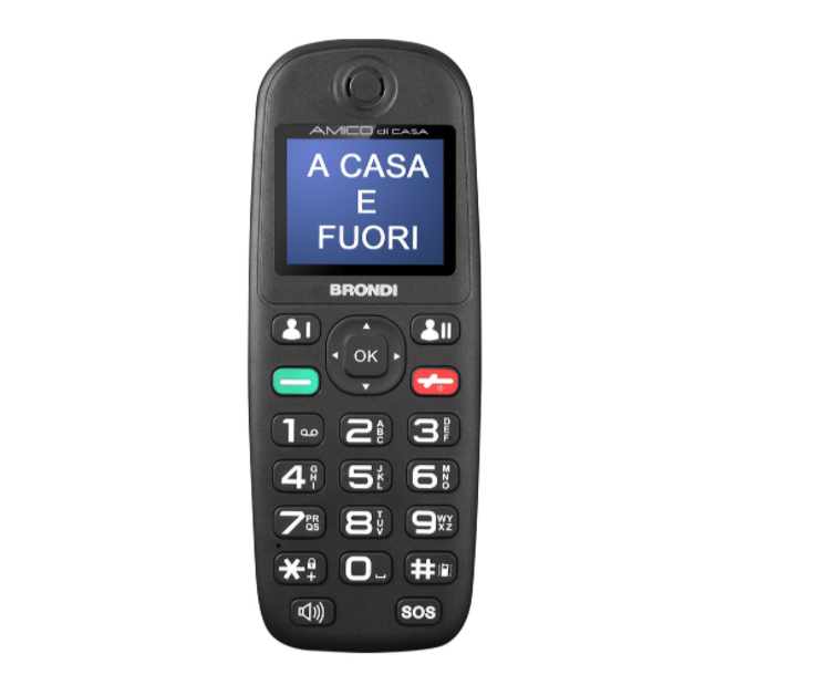 CELLULARE BRONDI AMICO DI CASA BLACK ITALIA