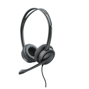 CUFFIE + MICROFONO USB TRUST MAURO 17591 BLACK