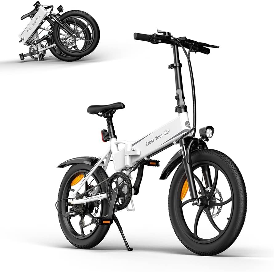 Bicicletta Elettrica Adobike A20 Bianco