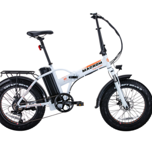 Bicicletta Elettrica Macrom Fat E-Bike Cervinia White