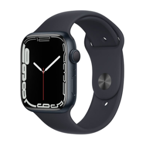 Smartwatch Apple Watch Series 7 45mm Gps Alluminio Mezzanotte Con Cinturino Sport