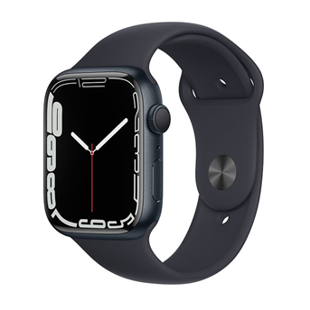 Smartwatch Apple Watch Series 7 45mm Gps Alluminio Mezzanotte Con Cinturino Sport