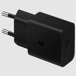 CARICABATTERIA DA RETE SAMSUNG SUPER FAST CHARGING 15W USB-C EP-T1510NBEGEU BLACK