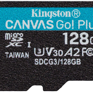 MEMORY CARD MICRO SD/TRANSFLASH 128GB KINGSTON CANVAS GO PLUS CLASSE 10 SDCG3/128