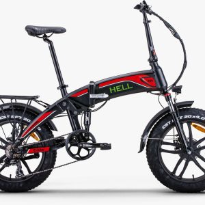 BICICLETTA ELETTRICA HELL FAT E-BIKE RD5 RED