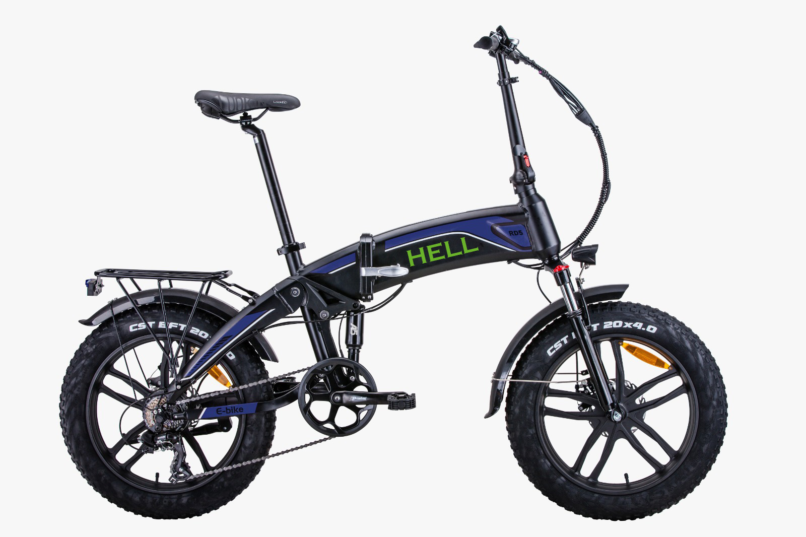 BICICLETTA ELETTRICA HELL FAT E-BIKE RD5 BLU