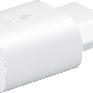 CARICABATTERIA DA RETE SUPER FAST CHARGING 15W USB-C SAMSUNG EP-T1510XWEGEU + CAVO TYPE-C WHITE.