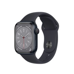 SMARTWATCH APPLE WATCH SERIES 8 41MM GPS ALLUMINIO MEZZANOTTE CON CINTURINO SPORT MEZZANOTTE MNP53TY/A