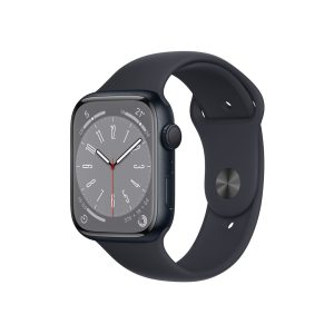 SMARTWATCH APPLE WATCH SERIES 8 45MM GPS+4G ALLUMINIO MEZZANOTTE CON CINTURINO SPORT MEZZANOTTE MNK43TY/A