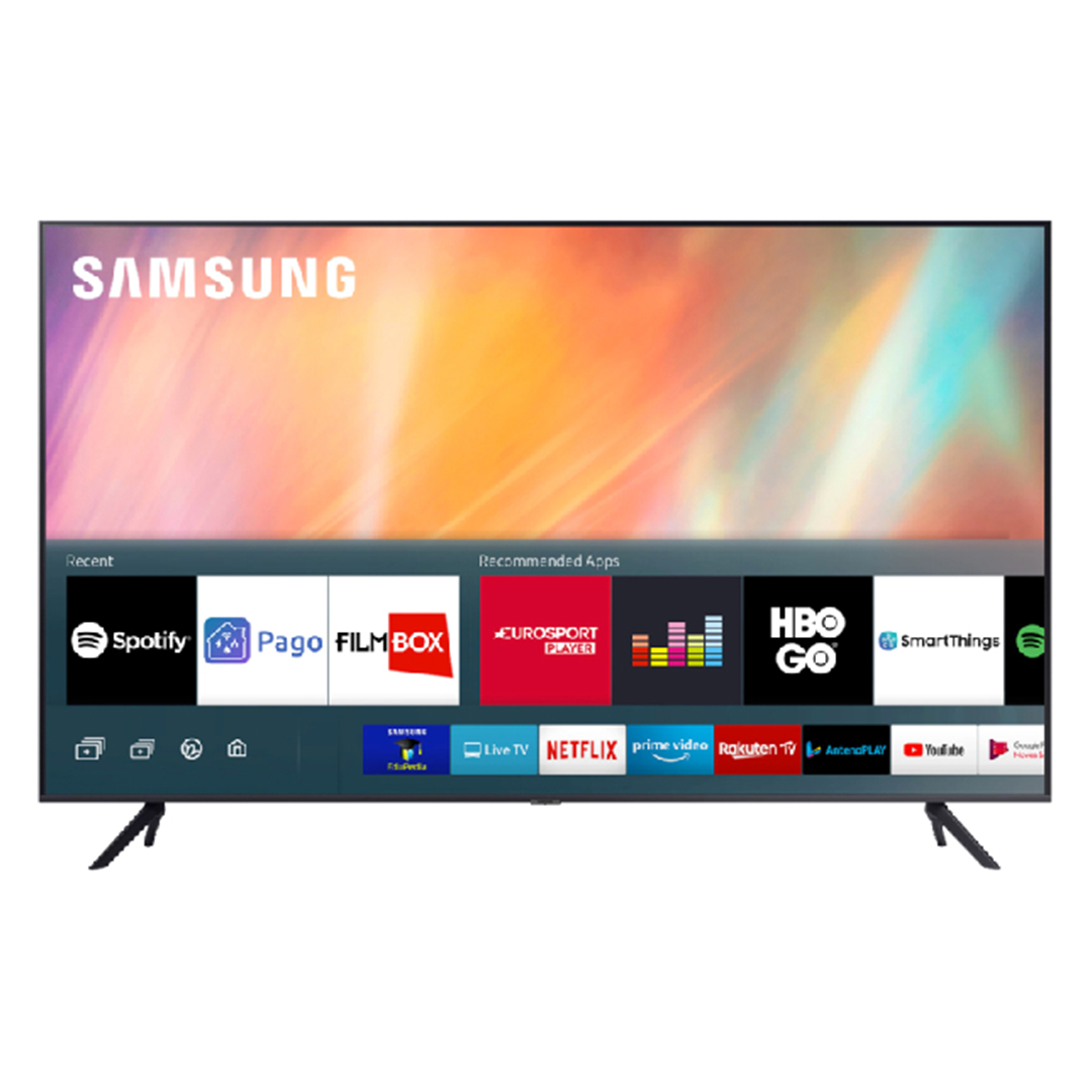 Tv Led 75" Samsung 4k Ue75au7102 Smart Tv Europa Black