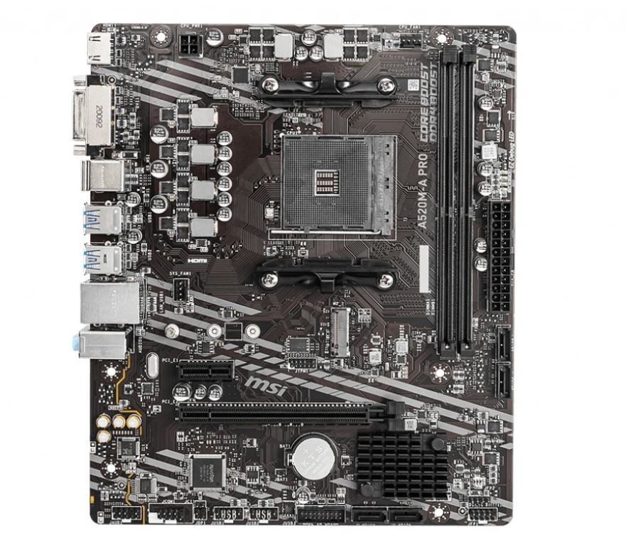 MAINBOARD AM4 MSI A520M-A PRO 911-7C96-013