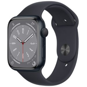 Smartwatch Apple Watch Series 8 45mm Gps Alluminio Mezzanotte Con Cinturino Sport Mezzanotte Eu Mnp13gk/A