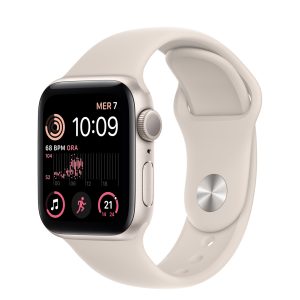 SMARTWATCH APPLE WATCH SE 2 40MM GPS ALLUMINIO GALASSIA CON CINTURINO SPORT GALASSIA EU MNJP3WB/A
