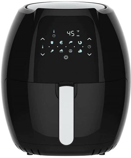 Friggitrice Ad Aria Calda 8 Lt Pyramidea Af808 1800w Black