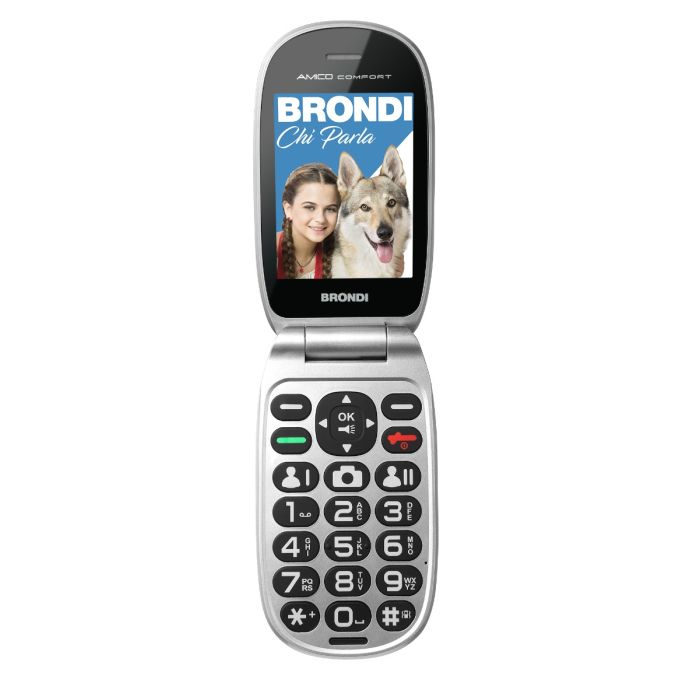 Cellulare Brondi Amico Comfort Duos Black Metal Italia
