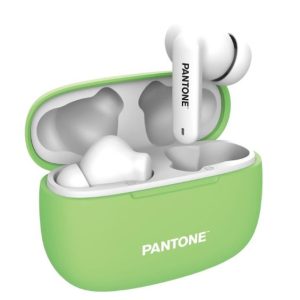 AURICOLARE BLUETOOTH PANTONE PT-TWS008G FLUO GREEN