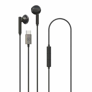 Auricolari + Microfono Usb-C Celly Stereo Earphones Black Up1100typecbk