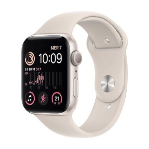 Smartwatch Apple Watch Se 2 44mm Gps Alluminio Galassia Con Cinturino Sport Galassia Eu Mnjx3gk/A