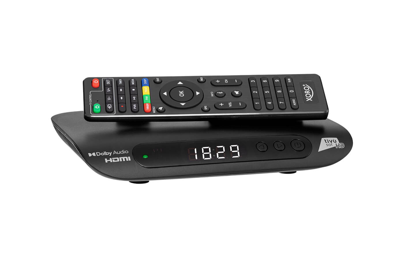 Decoder Satellitare Hd Tivusat Xoro Hrs 8830 Comfort Edition Black