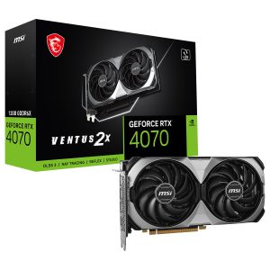 Vga Pci-E Msi Geforce 12gb Rtx 4070 Ventus 2x E 12g Oc